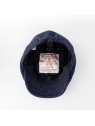 Niebieskoszary kaszkiet z wełny Harris Tweed