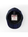 Kaszkiet w kratę z wełny Harris Tweed